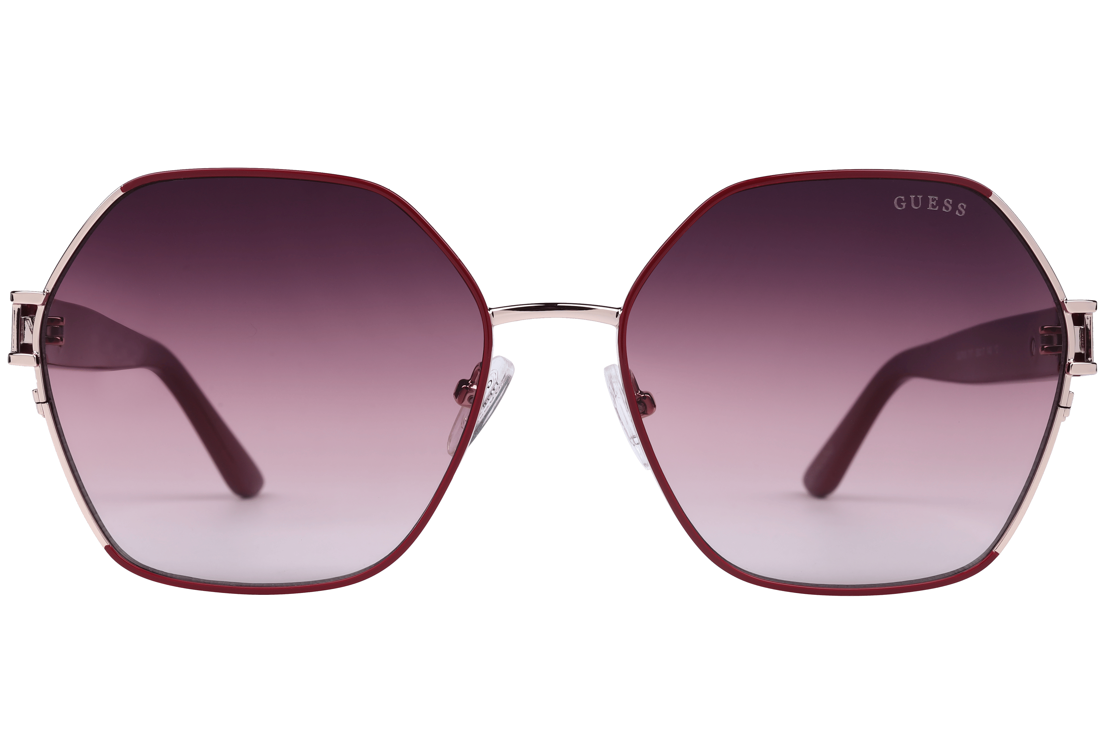 Guess GU7913 Sunglass Red Female Full Shell Sunglass — Red frame