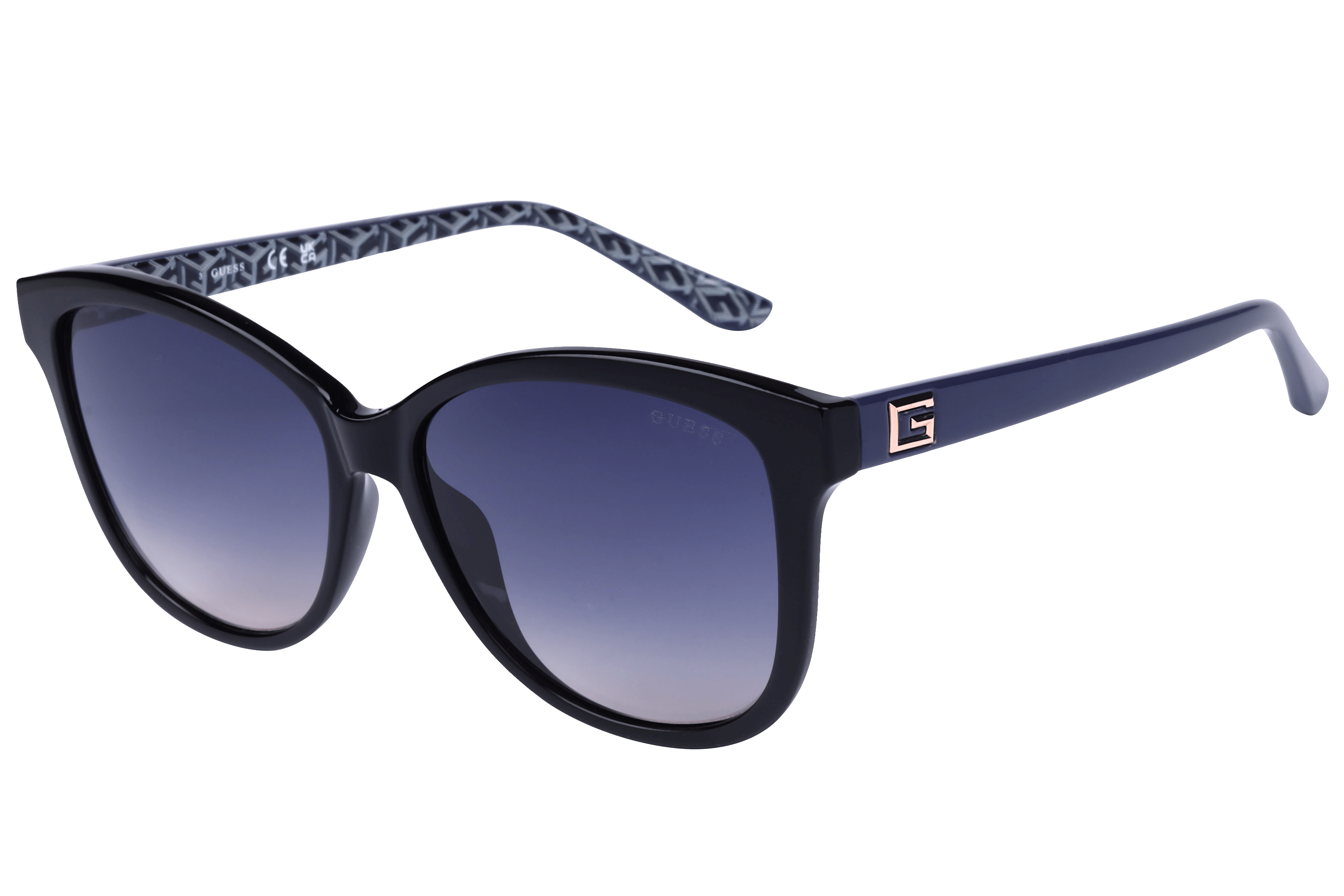 Guess GU7920 Sunglass Black Female Full Shell Sunglass — Black frame — alternate view