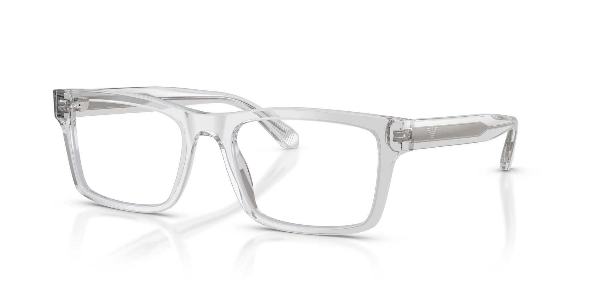 Emporio Armani 0EA3254 Frame Transparent Male Full Shell — Transparent frame