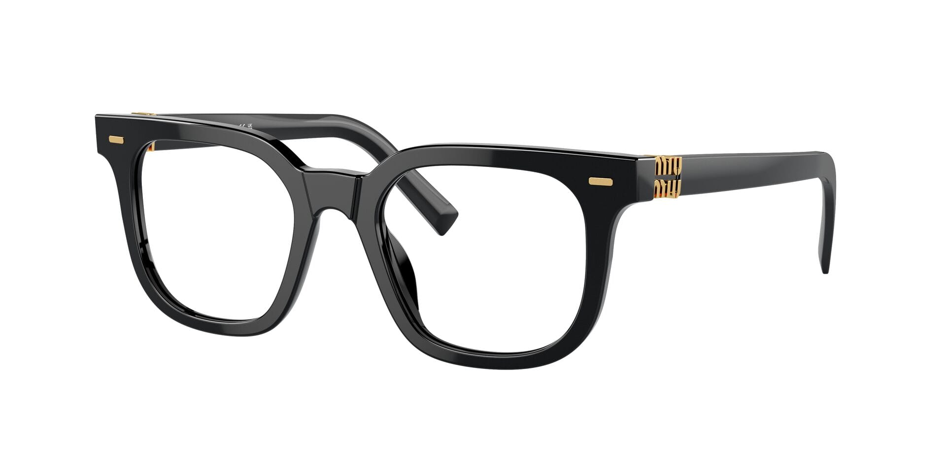 Miu Miu 0MU06XV Frame Black Female Full Metal Frame — Black frame — view 8