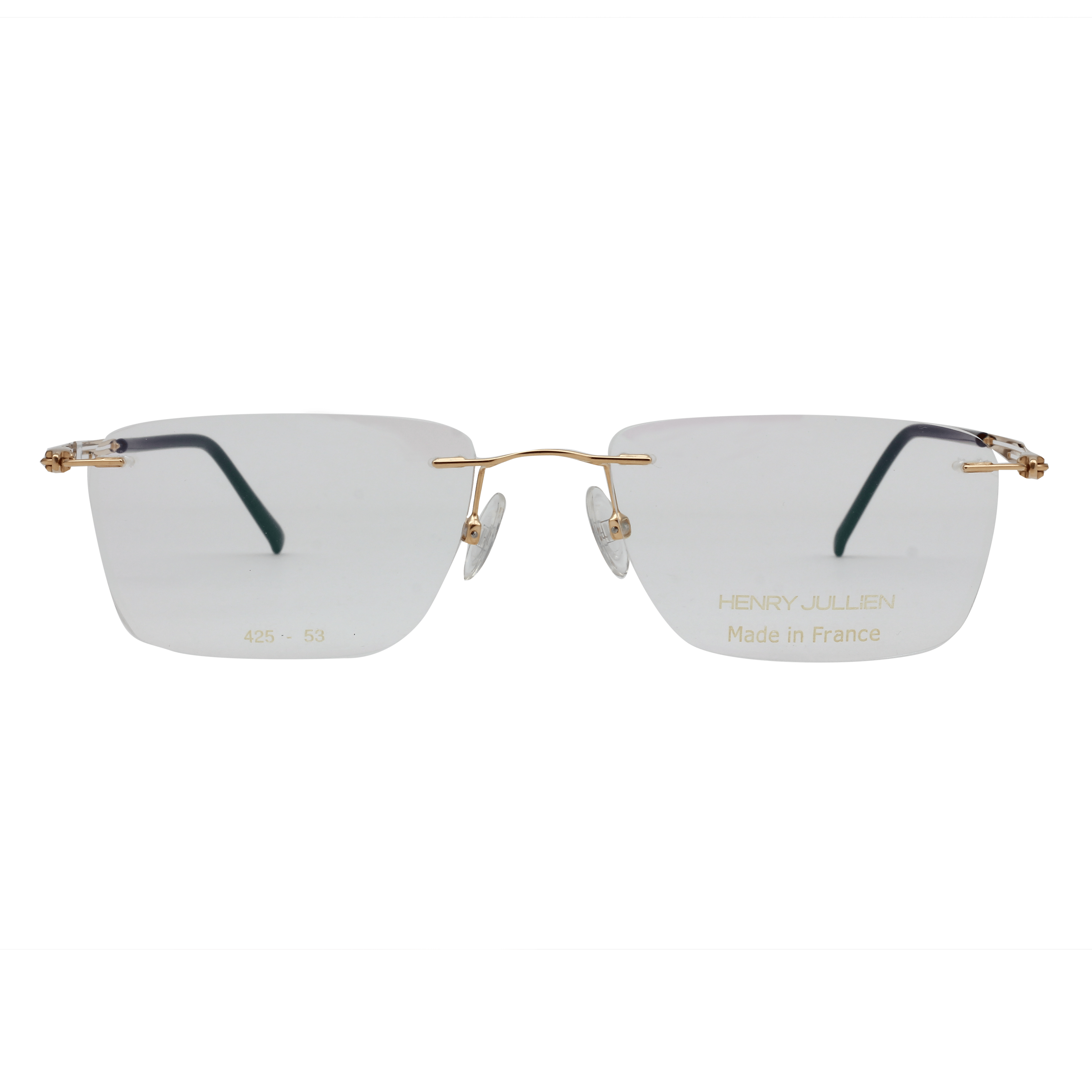 Henry Jullien VOLT 407 Frame Gold Male RimLess Metal Frame — Gold frame