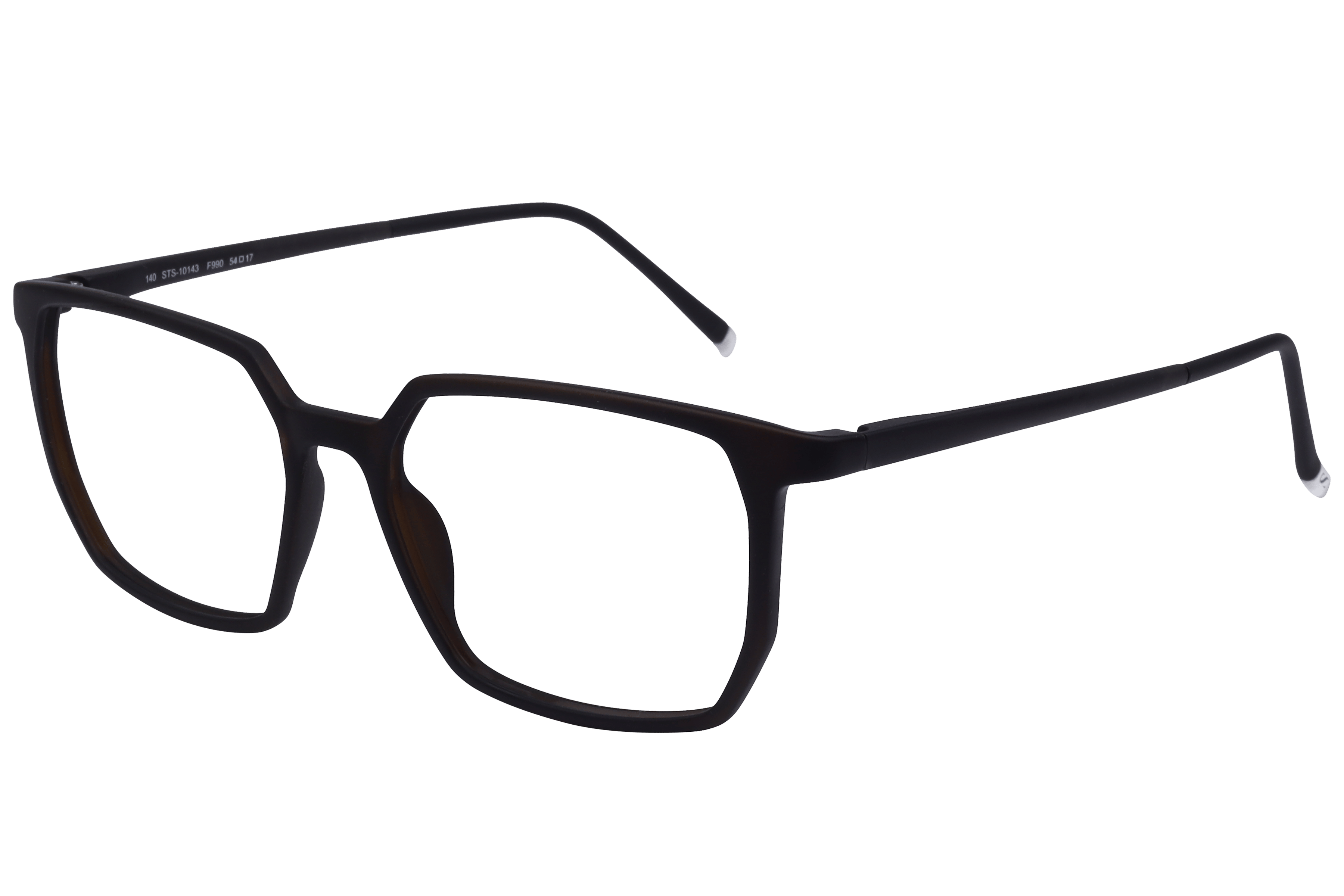 Hans Stepper STS-10143 Frame Matt Black Male Full Shell Frame — Matt Black frame — alternate view