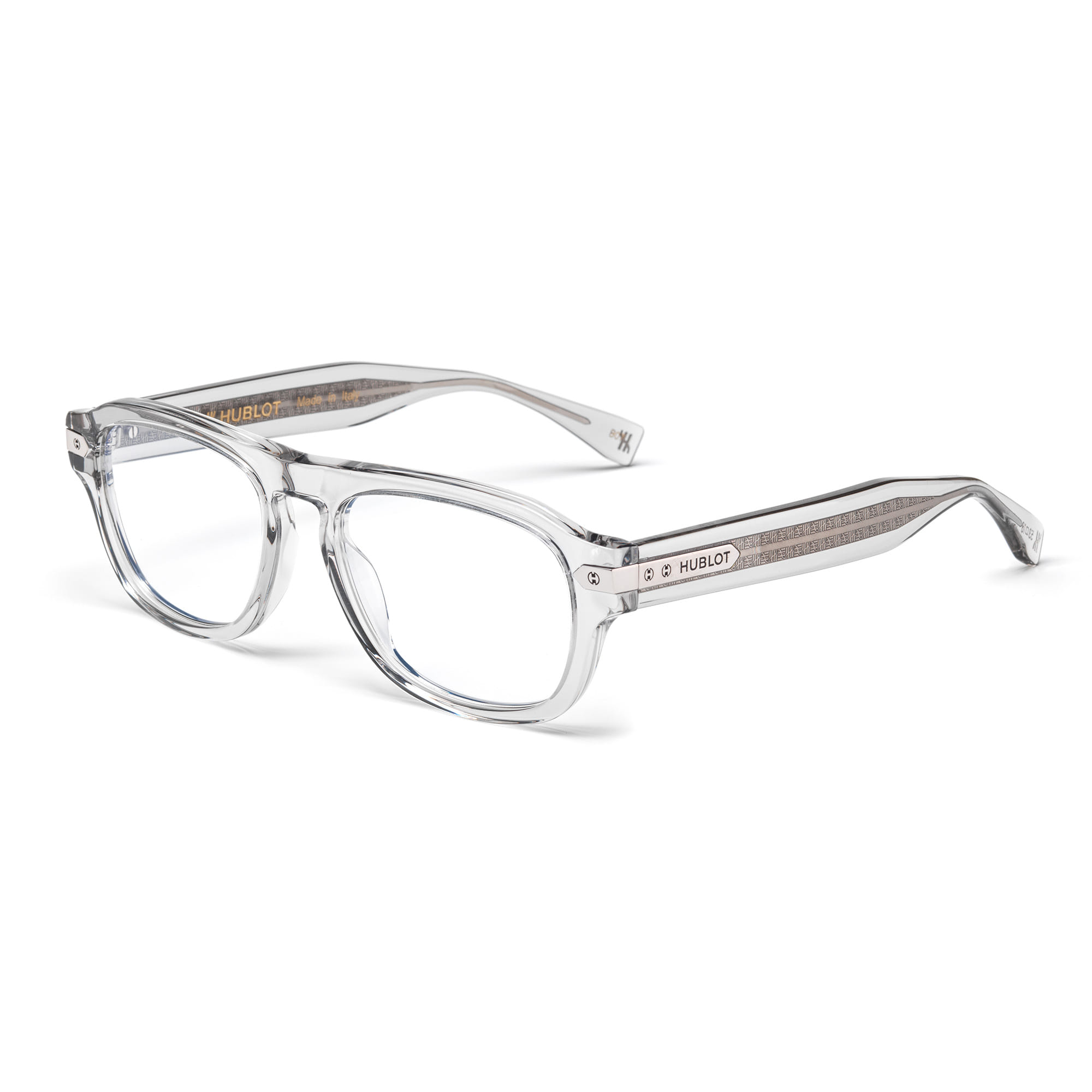 Hublot H049O Frame Transparent Grey Male Full Shell Frame — Transparent Grey frame — alternate view