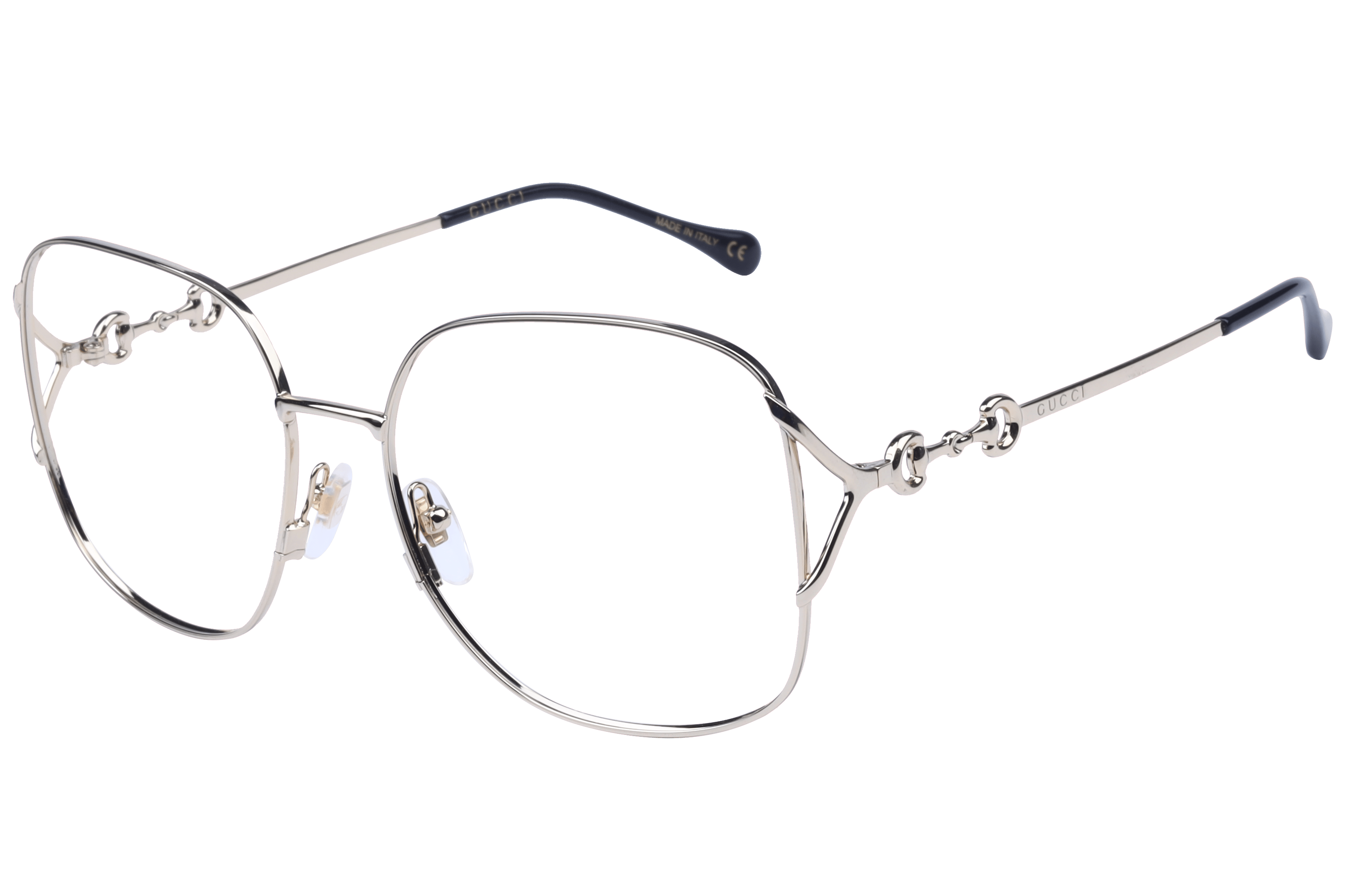 Gucci GG1019O Frame Gold Female Full Metal Frame — Gold frame — alternate view
