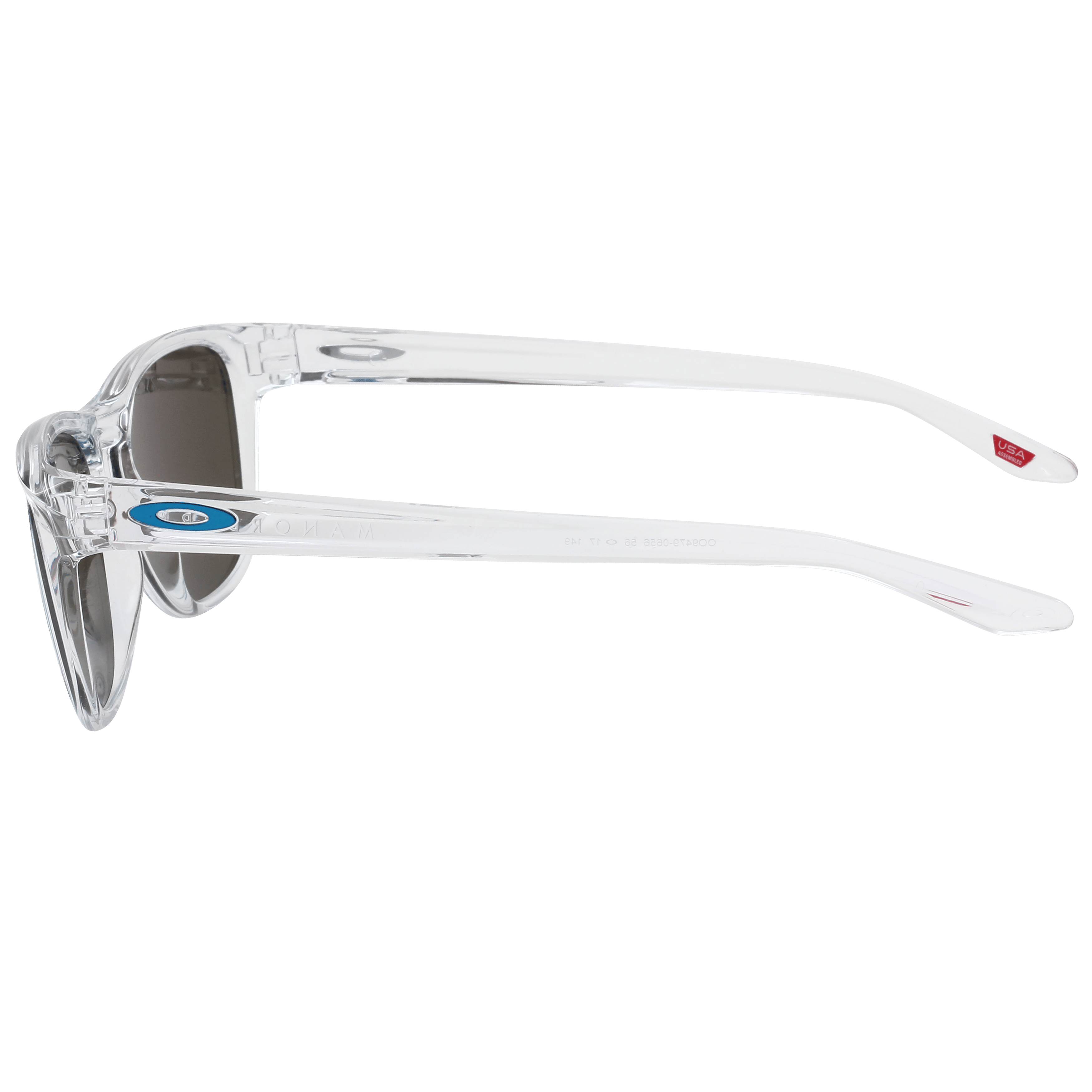 Oakley OO9479 Sunglass Transparent Male Full Shell Sunglass — Transparent frame — view 3