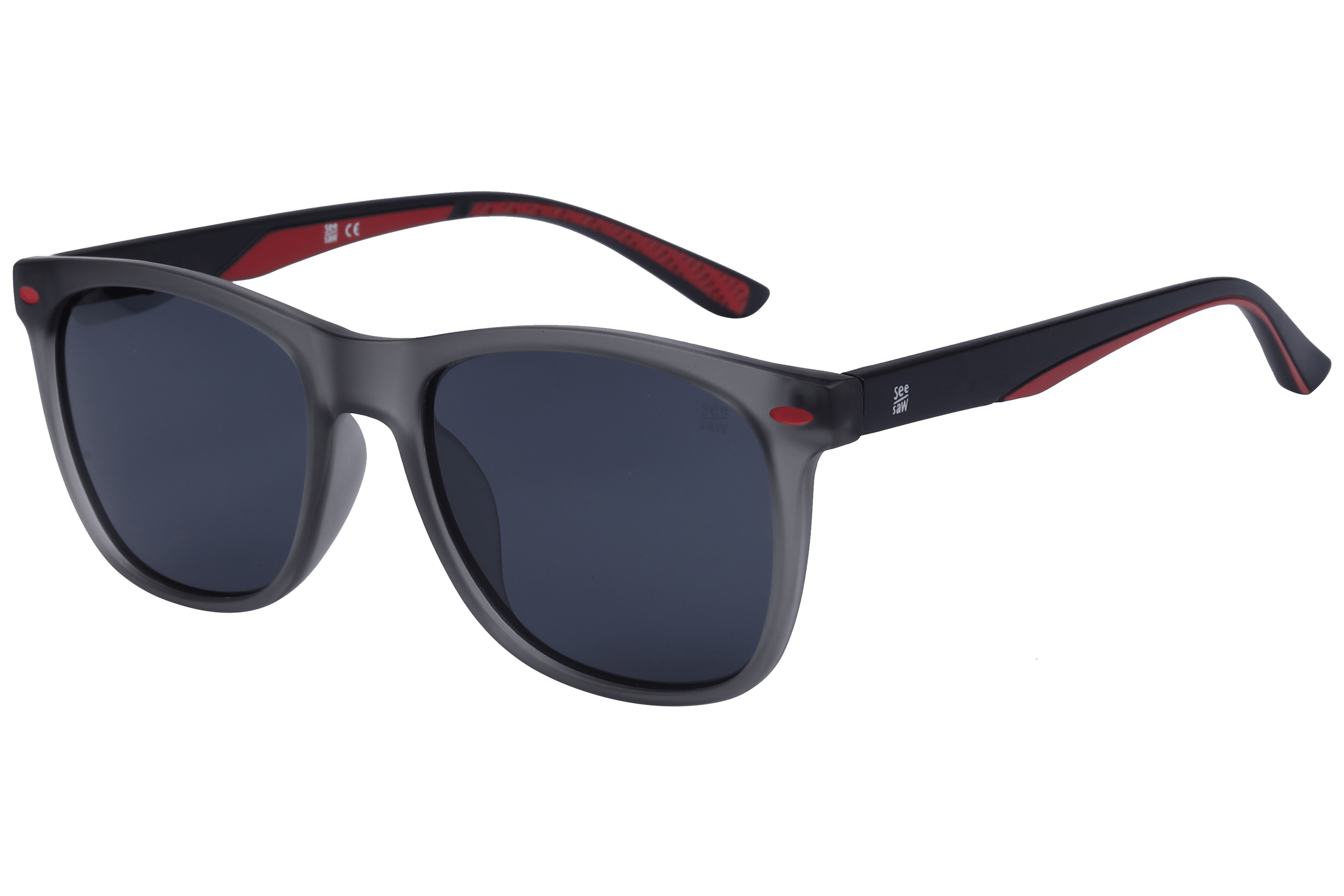 See Saw SS3513 Sunglass Matt Grey Kids Full Shell — Matt Grey frame