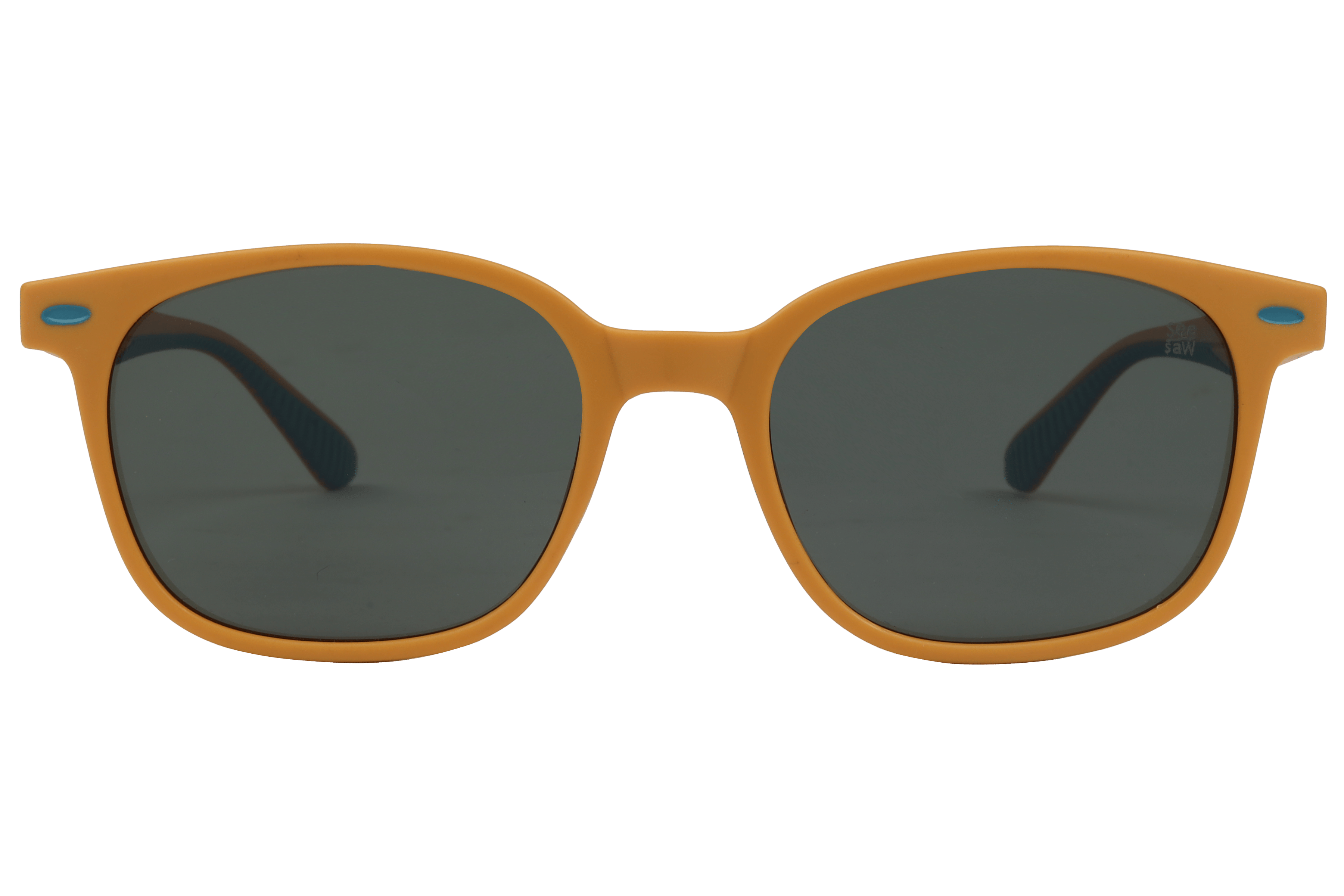 See Saw SS3514 Sunglass Matt Yellow Kids Full Shell Sunglass — Matt Yellow frame — view 2