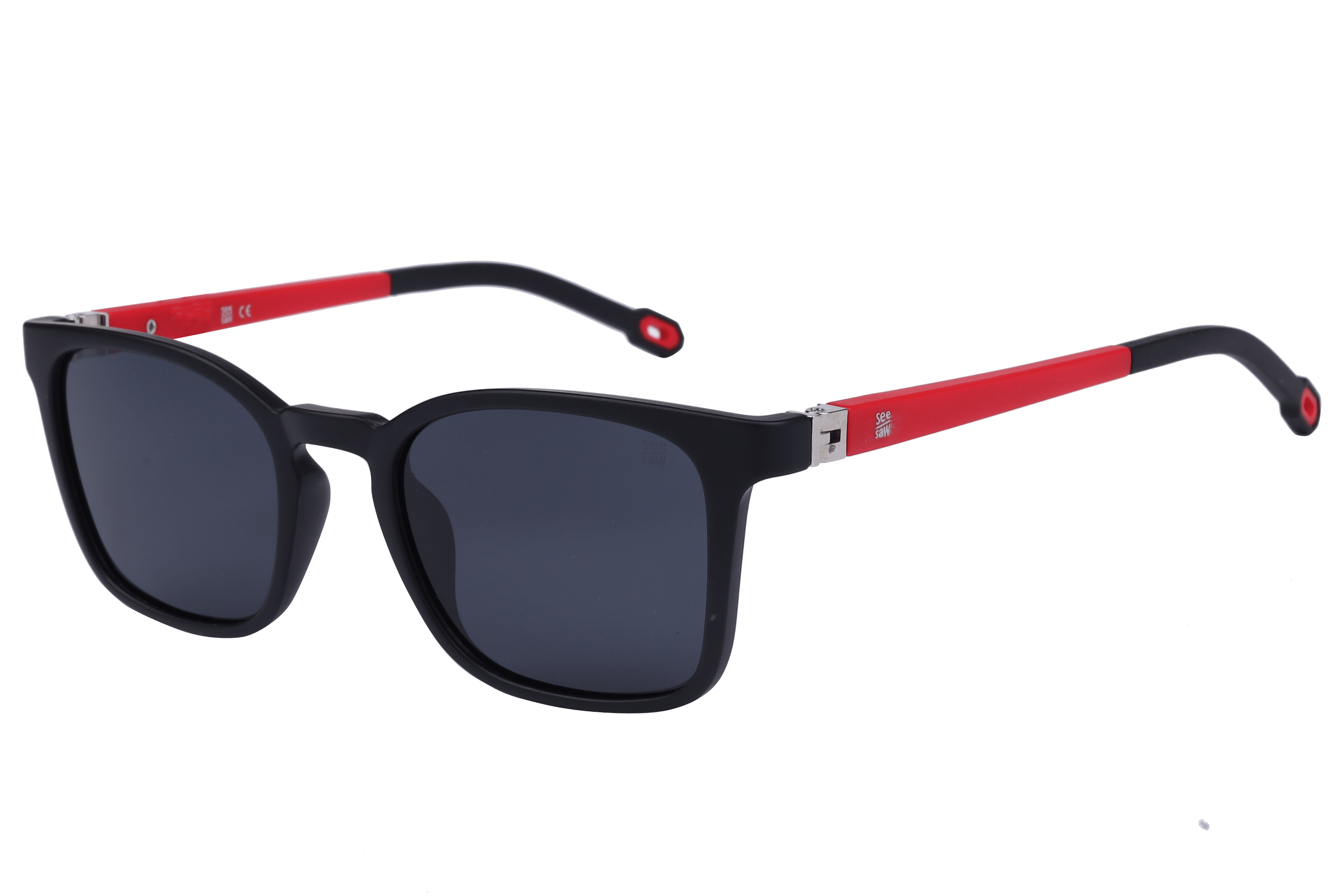 See Saw SS3501 Sunglass Matt Black Kids Full Shell Sunglass — Matt Black frame — view 1