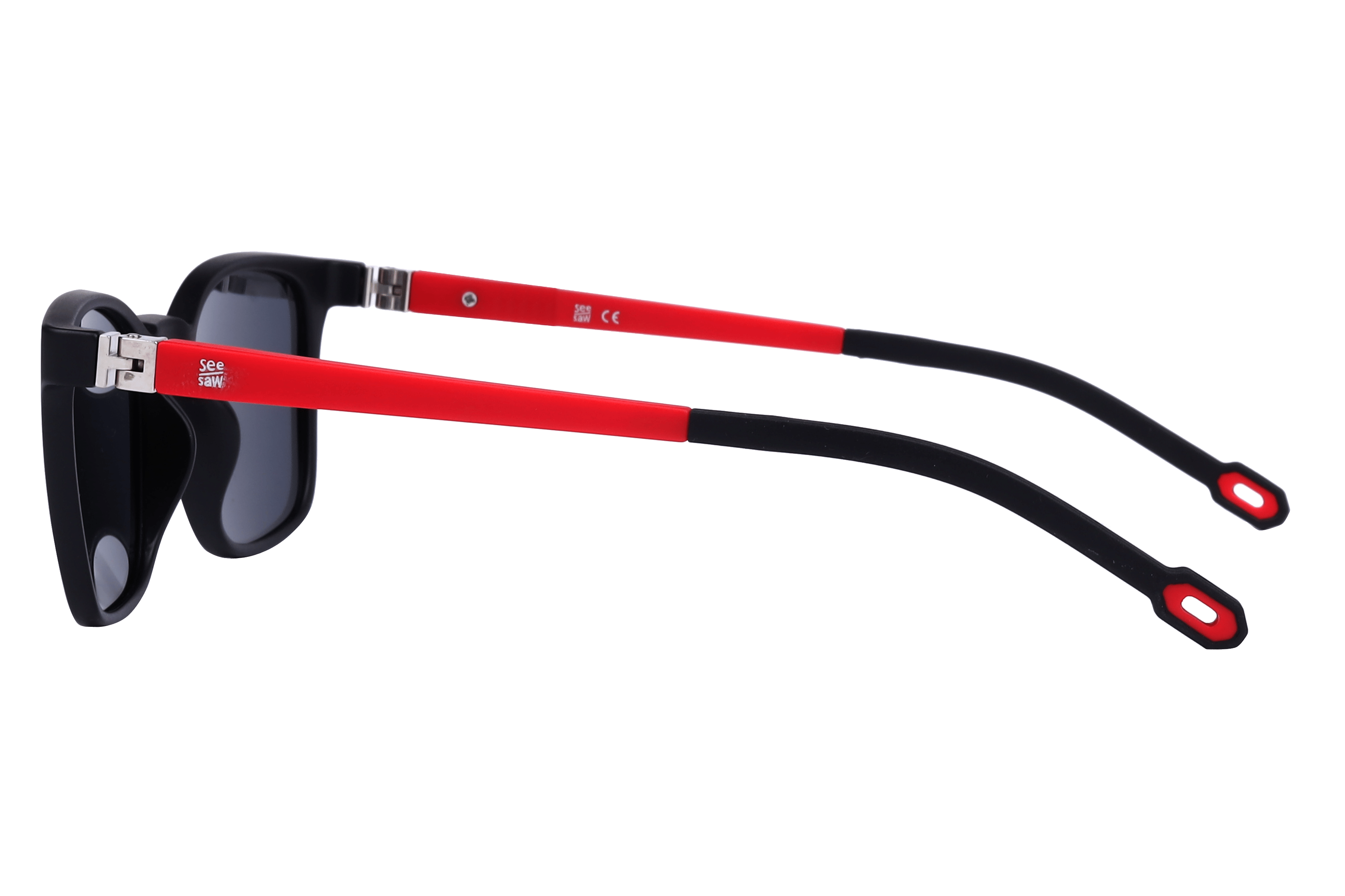 See Saw SS3501 Sunglass Matt Black Kids Full Shell Sunglass — Matt Black frame — view 3